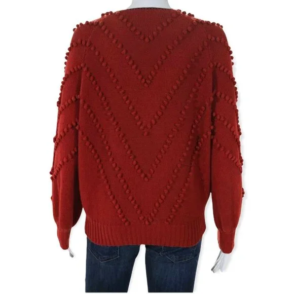 The Great Meadow Bobble Cardigan Sweater Knit Crochet Cardigan Sweater - Picture 3 of 11